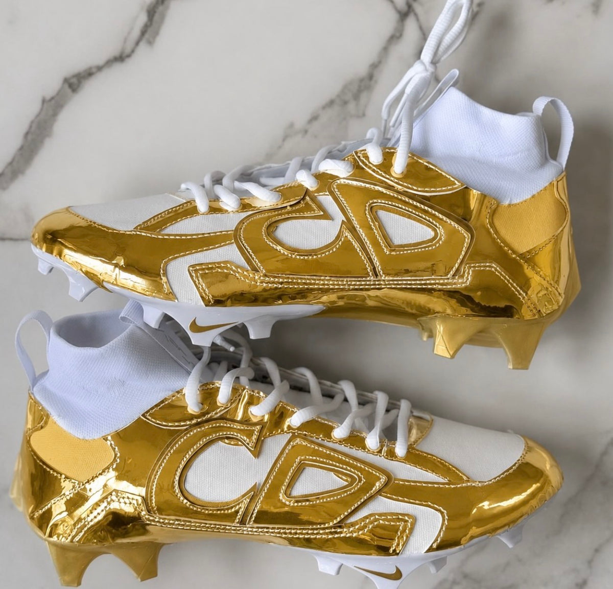 GOLD CHRISTIAN DIOR CLEATS