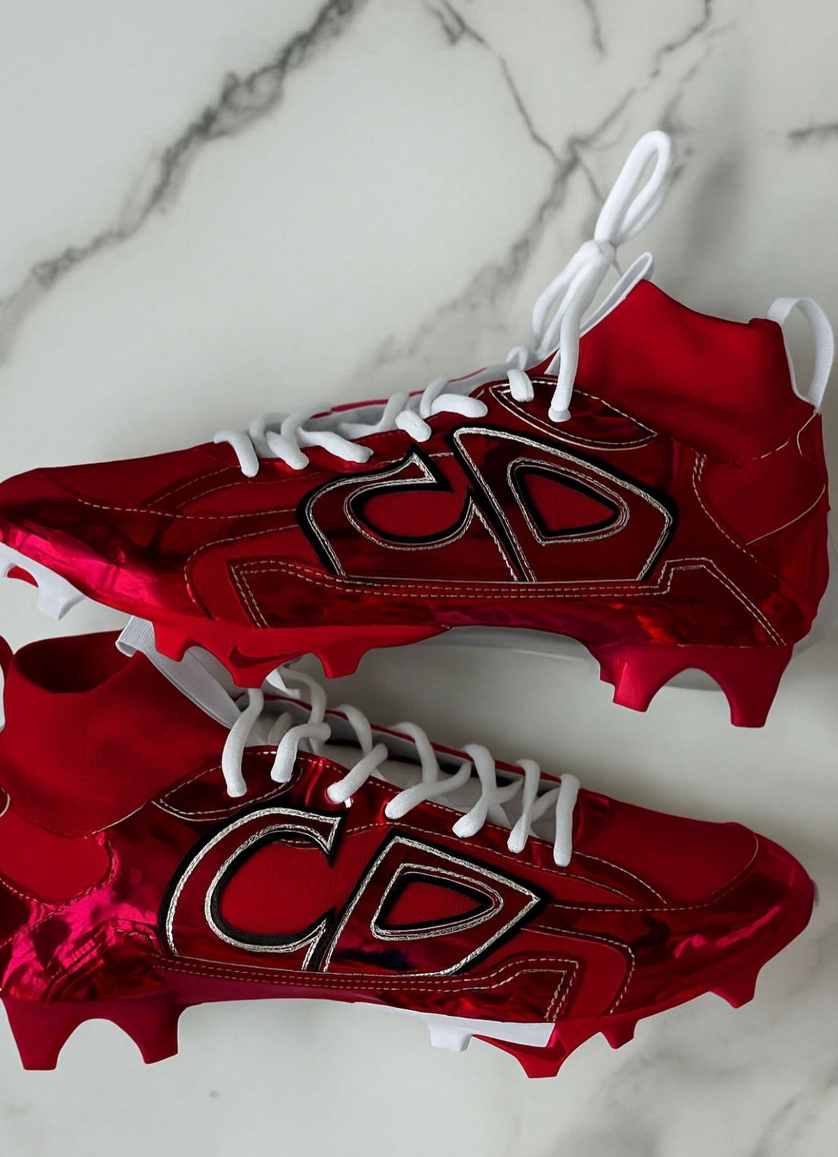 RED CHRISTIAN DIOR CLEATS