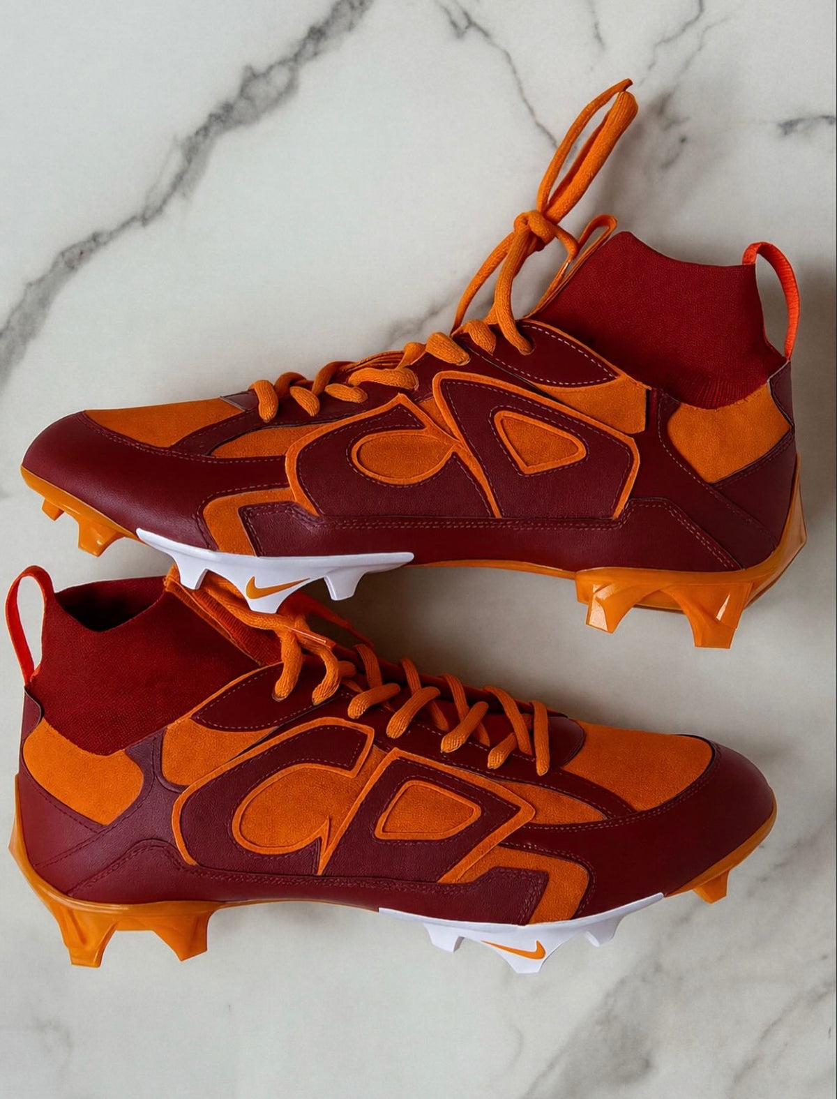 RED X ORANGE CHRISTIAN DIOR CLEATS