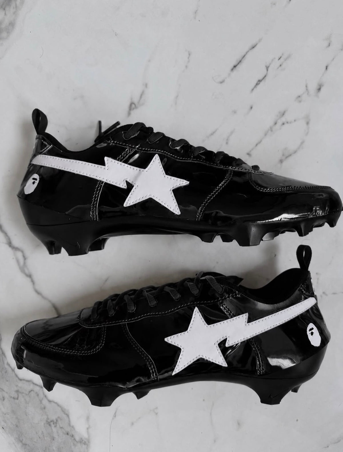 BLACK BAPESTAS CLEATS